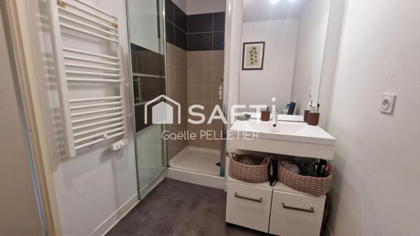 Appartement 2 pièces 45m2 avec terrasse,  jardin, garage et place de parking- La Butte