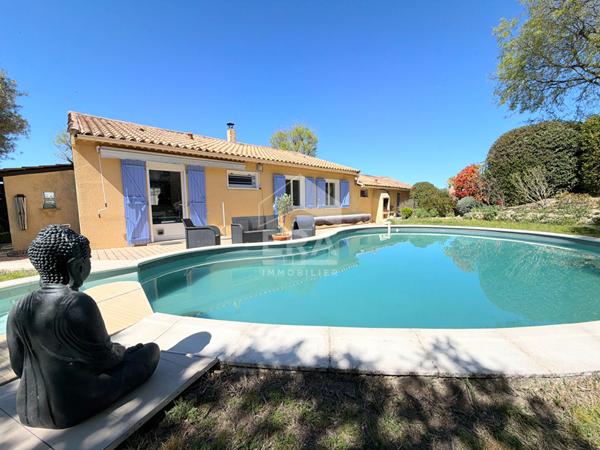 A VENDRE 84120 PERTUIS MAISON TYPE 6 PIECES D'ENVIRON 107M² AVEC JARDIN, GARAGE ET PISCINE
