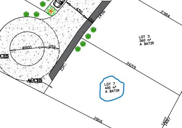 Terrain - 400 m² Exclusivité efficity