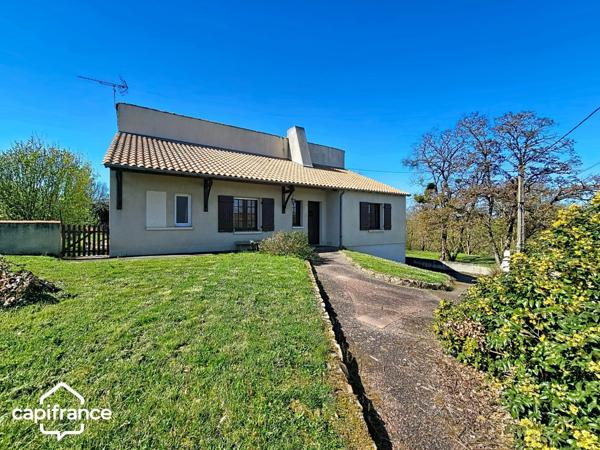 Argentonnay (79150) - Maison familiale 151 m² – 5 chambres dont 2 de plain-pied – sous-sol, jardin 1 350 m²