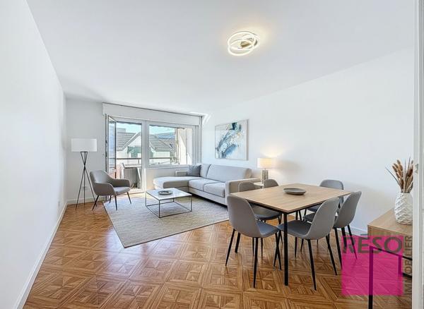 Appartement 3 pièces traversant – Terrasse plein sud – Vue dégagée