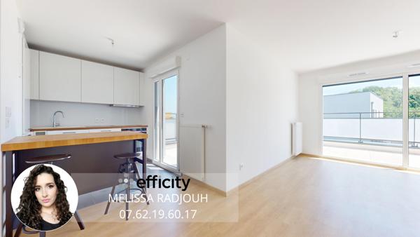 Appartement 3 pièces - 58 m² Exclusivité efficity