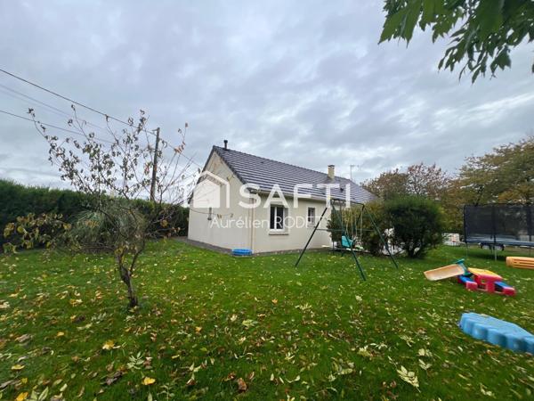 Pavillon de plain-pied, avec Hangar de 120m²