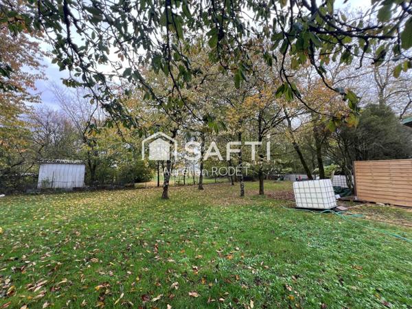 Pavillon de plain-pied, avec Hangar de 120m²