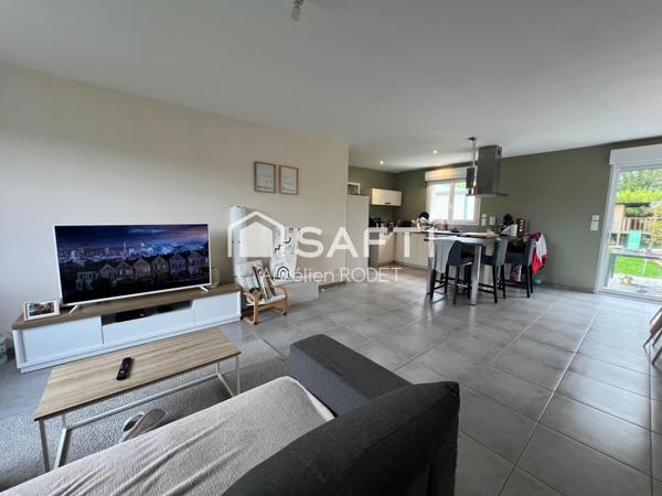 Pavillon de plain-pied, avec Hangar de 120m²