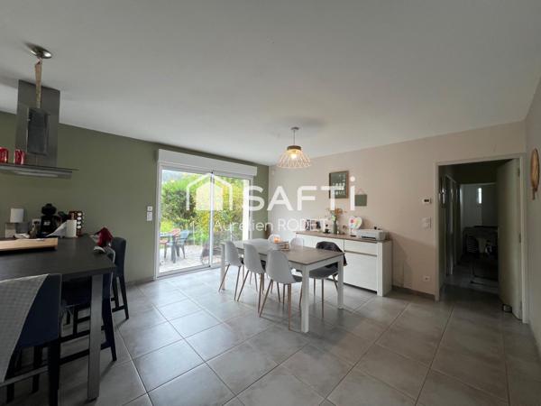 Pavillon de plain-pied, avec Hangar de 120m²