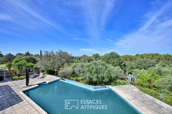 « La belle endormie » Villa d’architecte – Route d’Uzes