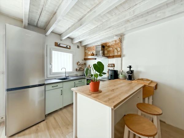 Bergerac LA MADELEINE Maison à vendre de caractère rénovée 70 m² pompe à chaleur 3 pièces BERGERAC (24)