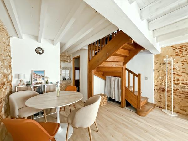 Bergerac LA MADELEINE Maison à vendre de caractère rénovée 70 m² pompe à chaleur 3 pièces BERGERAC (24)