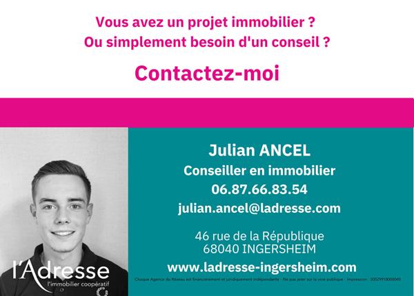 Appartement Kaysersberg 4 pièce(s) 100 m2 avec deux balcons et garage