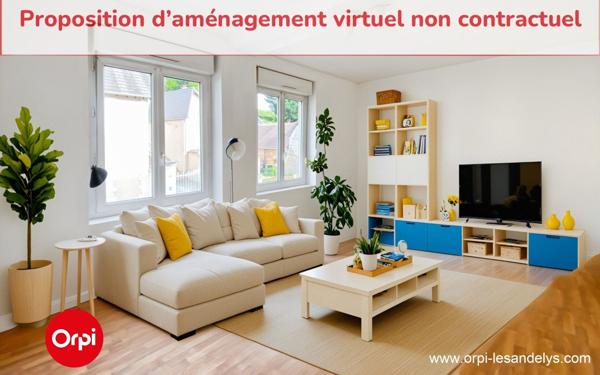 Maison à vendre    4 pièces • 74 m2 Les Andelys