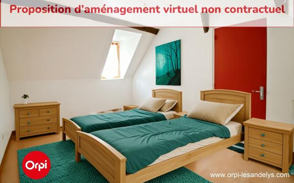 Maison à vendre    4 pièces • 74 m2 Les Andelys