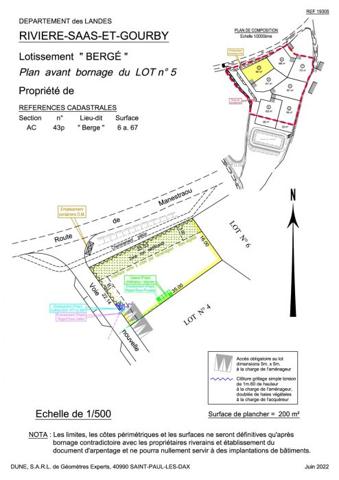Terrain Constructible Saint-Geours-de-Maremne 06 a 67 ca
