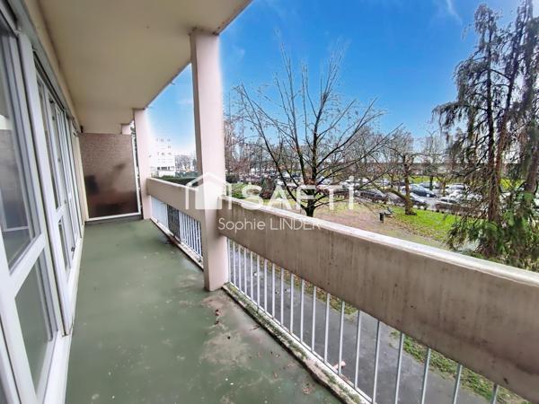 A Thionville appartement 2 pièces, balcon, garage, ascenseur