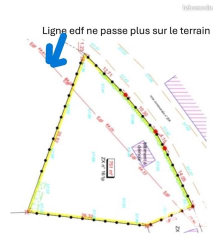 Terrain à vendre 751 m² Avessac