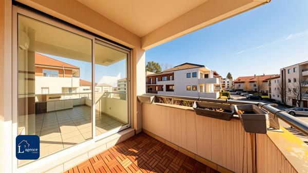 Appartement T3 68m² balcon garage Prévessin-moëns 01280