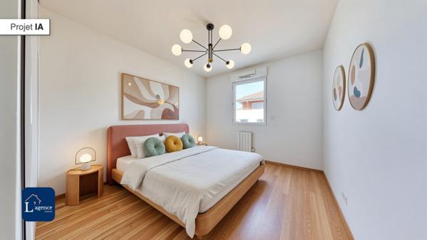 Appartement T3 68m² balcon garage Prévessin-moëns 01280