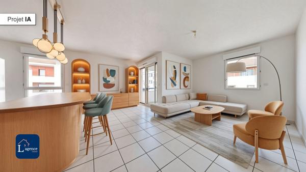 Appartement T3 68m² balcon garage Prévessin-moëns 01280