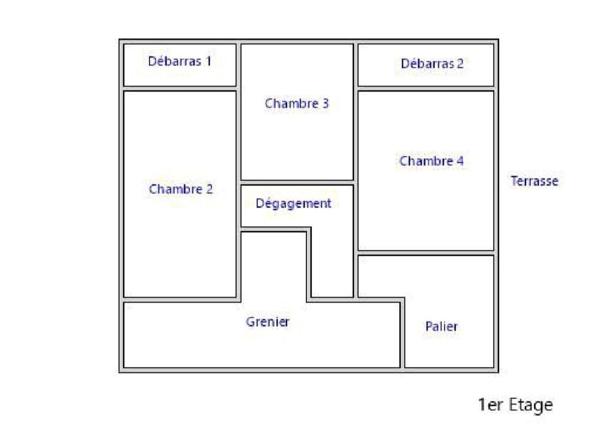 Belle maison sur vaste terrain de 803m2