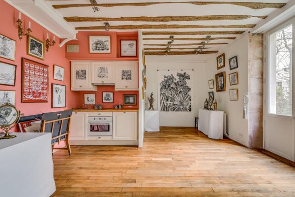 Paris (75003) MARAIS Paris 3ème - Appartement 2 pièces 52 m2 / Atelier / Local d'activité dans le Marais Paris 3 ème