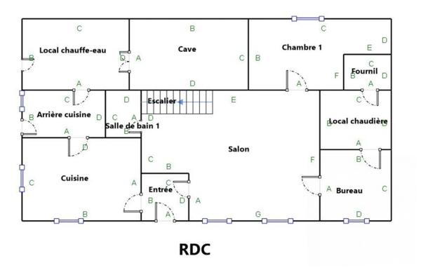Maison 7 pièces 204 m2 avec grandes dépendances.