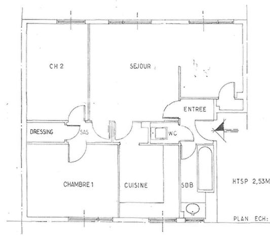 Appartement 3 pièces à louer à Clamart - Quartier Galvents - Corby