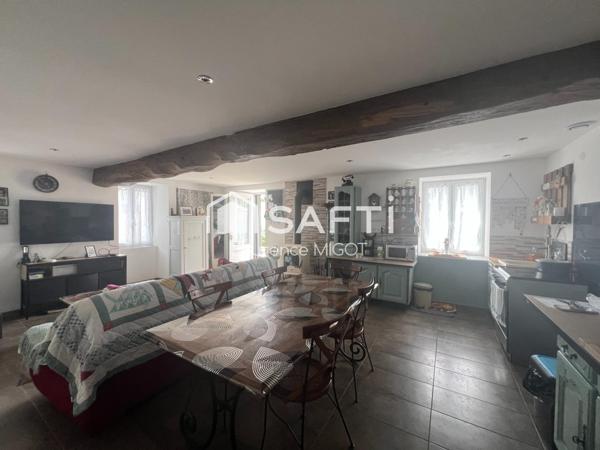 Maison rénovée 2024, 2 ch., jardin arboré