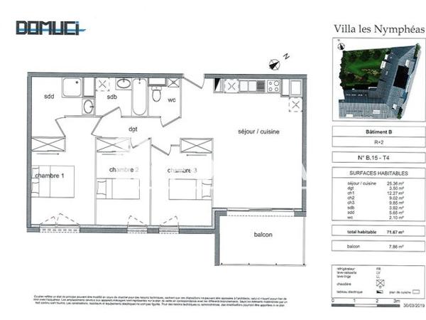 Location Appartement 4 pièces 71.67 m² - 2-6 ROUTE DE DARNETAL Rouen 76000