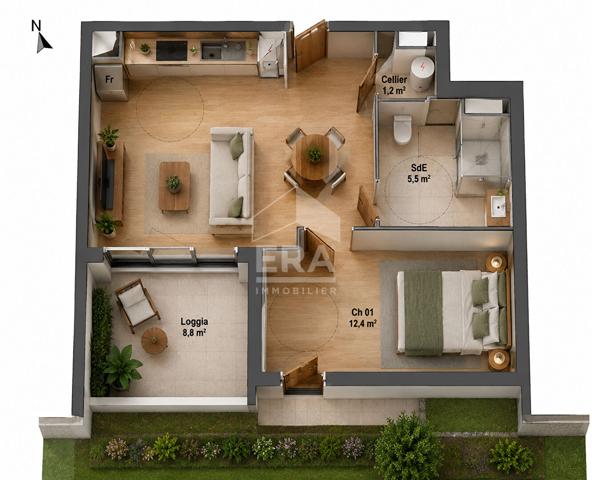 Appartement Capbreton 2 pièce(s) 41 m2