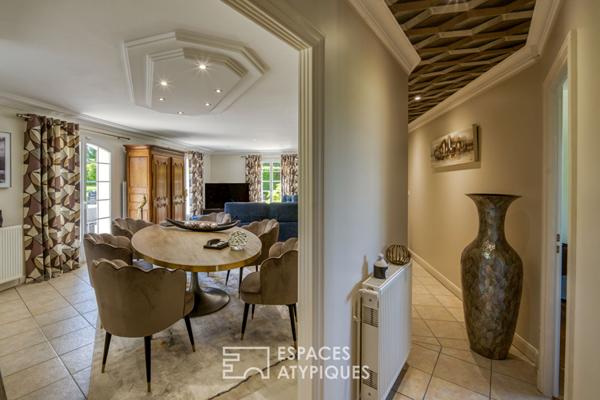 Belle maison contemporaine avec jardin et garage