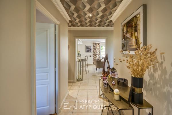 Belle maison contemporaine avec jardin et garage