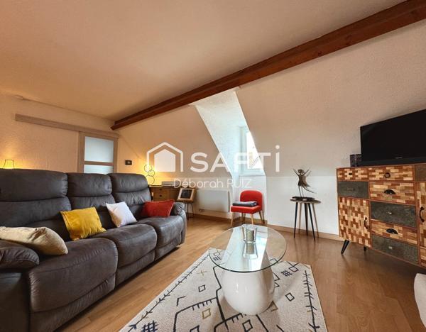 GRAND T2 - TRAVERSANT - 47,18m2 - PARKING PRIVATIF