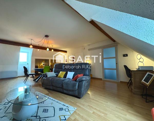 GRAND T2 - TRAVERSANT - 47,18m2 - PARKING PRIVATIF