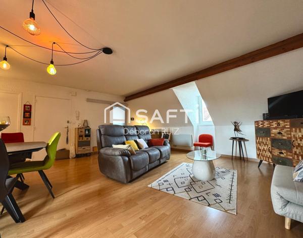 GRAND T2 - TRAVERSANT - 47,18m2 - PARKING PRIVATIF