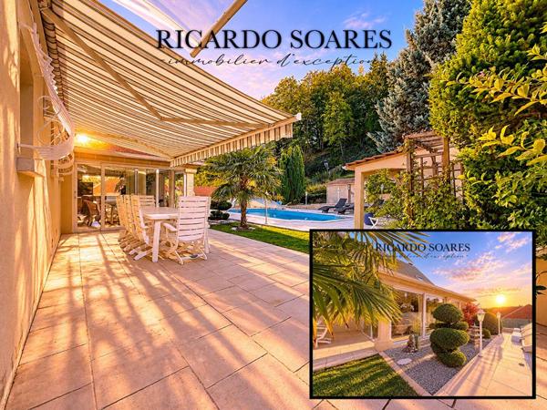 60700 PONT-SAINTE-MAXENCE - MAISON FAMILIALE 195 m² AU SOL / 4/5 CHAMBRES / PISCINE / DÉPENDANCE 50 m² / TERRAIN 1876 m²