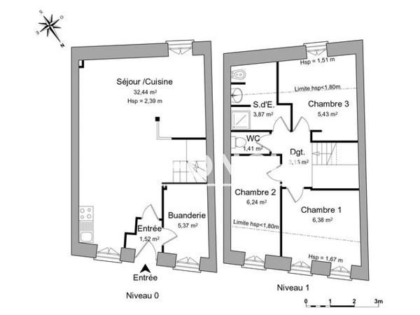 Location Maison 4 pièces 65.8 m² - 4 RUE DU 14 JUILLET Pennautier 11610