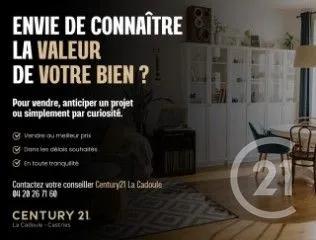 Appartement T4 à vendre  4 pièces - 108,68 m 2   MAUGUIO CARNON  - 34
