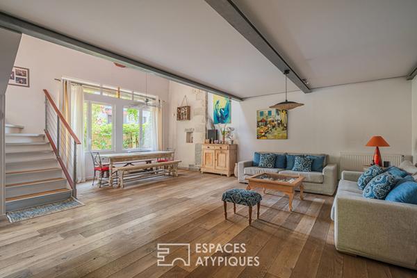 Maison de ville et son petit jardin intimiste dans le quartier Croizat