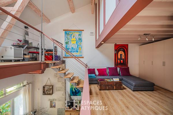 Maison de ville et son petit jardin intimiste dans le quartier Croizat