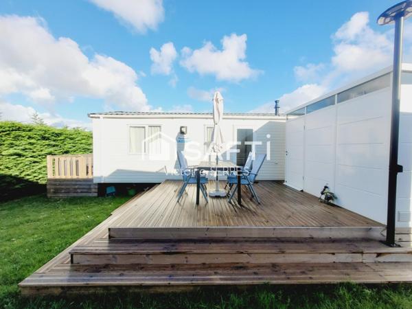 Mobil home en parfait état à proximité de la mer
