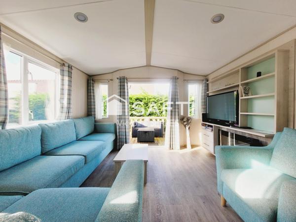 Mobil home en parfait état à proximité de la mer