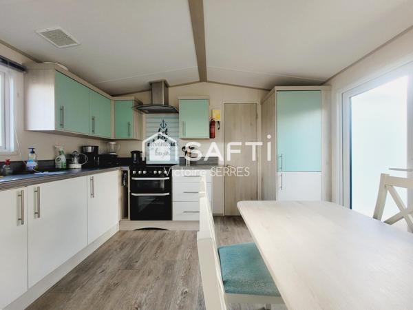 Mobil home en parfait état à proximité de la mer