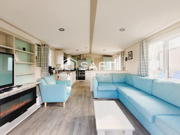 Mobil home en parfait état à proximité de la mer