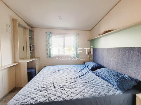 Mobil home en parfait état à proximité de la mer