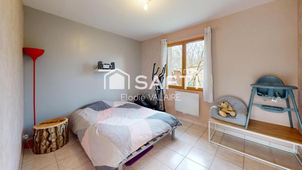 Maison plain-pied 142 m² – Piscine – Terrain 951 m² – Nivolas-Vermelle