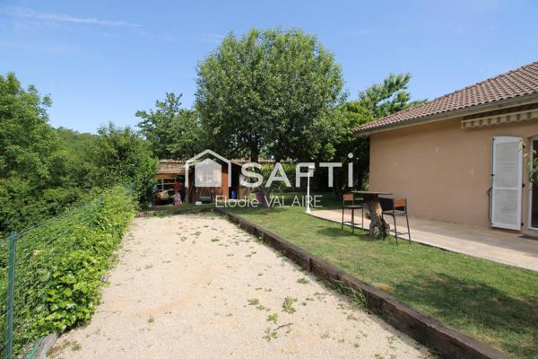 Maison plain-pied 142 m² – Piscine – Terrain 951 m² – Nivolas-Vermelle