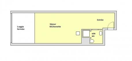 Studio à vendre 28,16 m² Le Grau-du-Roi