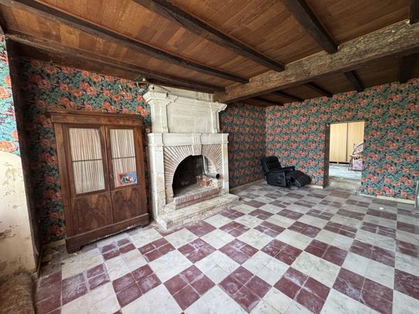 Maison en pierre avec dépendance et terrain