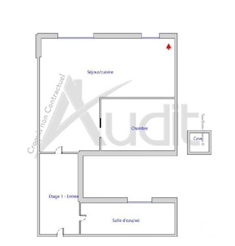 Appartement Studio à vendre  1 pièce - 33,33 m2 PARIS - 75017