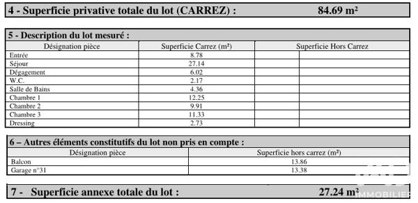 Appartement à vendre 4 pièces 84,38 m² Bron